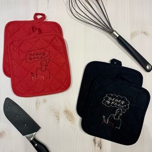 Harry Styles “Get Out Of My Kitchen” Pot Holders!